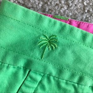 Lilly Pulitzer Shorts - Lilly Pulitzer Palm Green Shorts 5” inseam sz 12 Lilly Pulitzer Shorts - Lilly Pulitzer Palm Green Shorts 5” inseam sz 12